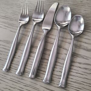 DANSK ELSINORE  Satin Stainless TORUN JAPAN  5 Piece Place Set silverware